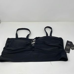 Black Women Torrid swim suit top. New with tags size 2 it says